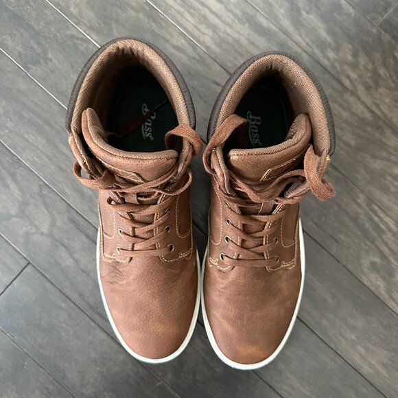 G.H.Bass Tan Brown Leather Chukka Boots 713629BRTN Men's 10 - Picture 3 of 14